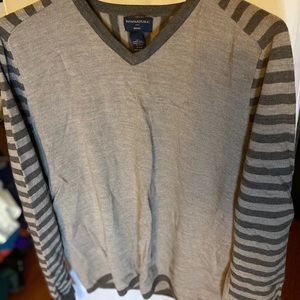 Banana Republic striped merino wool sweater